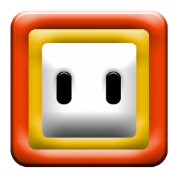 Fire Flower Block Icon 256x256 png
